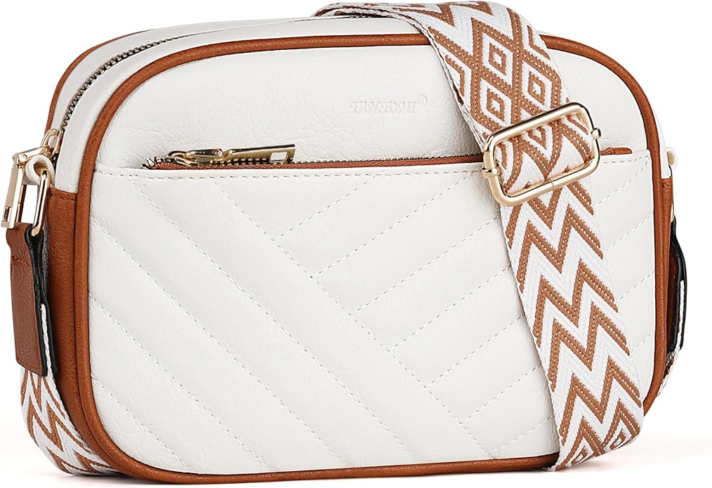TANTOMI Small Crossbody Bags for Women, Small Purses with Card Slots Phone Purse Wide Adjustable Strap