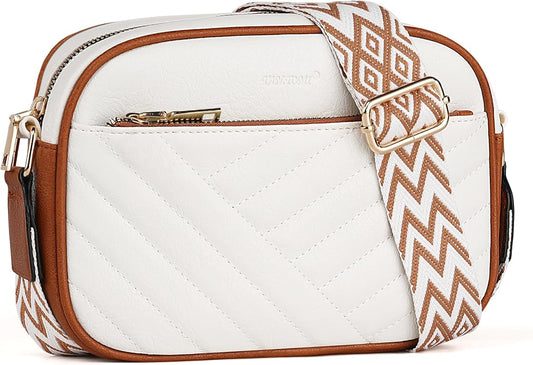 TANTOMI Small Crossbody Bags for Women, Small Purses with Card Slots Phone Purse Wide Adjustable Strap