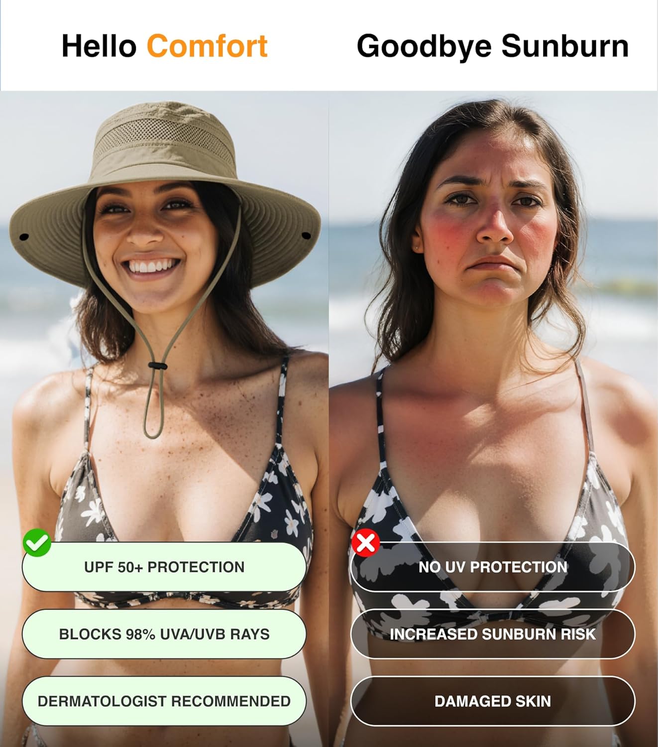 GearTOP Safari Sun Hat for Men and Sun Hats for Women UV Protection UPF 50+ Hiking, Gardening, Fishing