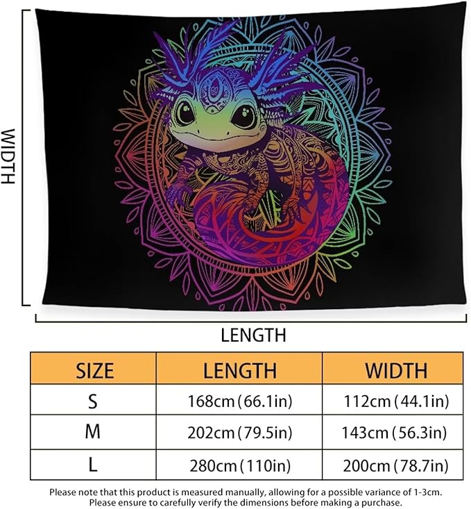 Mandala Salamander Print Quick Dry Beach Towel, Adult Oversized Lightweight Absorbent Compact Beach Towels Sand Free Beach Thin Blanket for Camping Pool Swimming (110"x78" Size L)