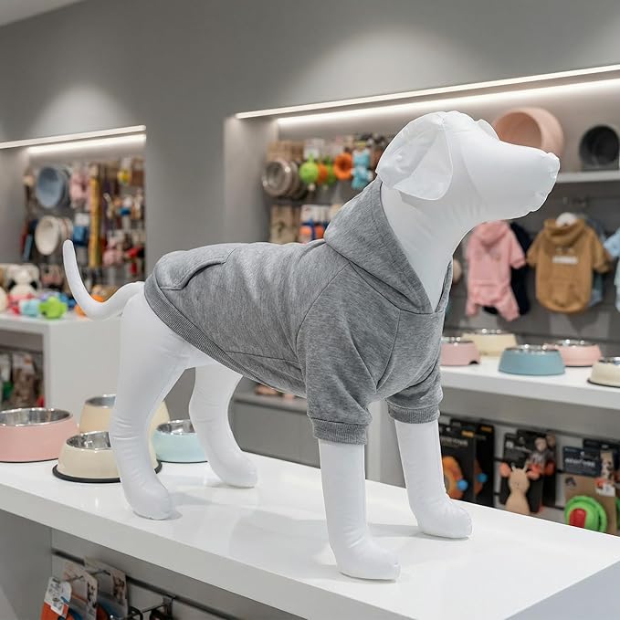 jojofuny Inflatable Dog Mannequin Standing Model 31.49X22.04X11.41In Durable Pet Clothing Display Stand for Pet Shops Salon Exhibition