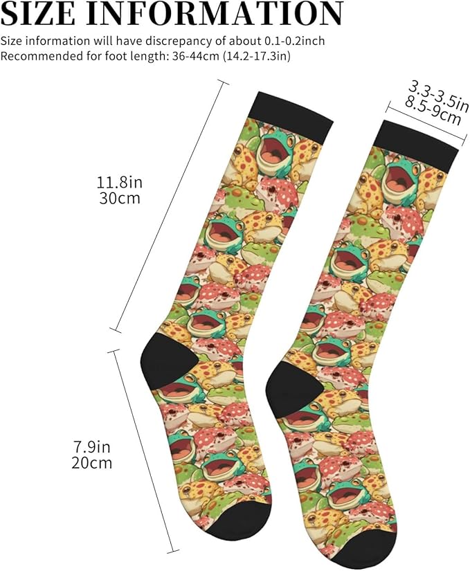 Compression Socks Knee High Circulation Support Socks For Women Men Athletic Running Work Hiking Cycling Travel