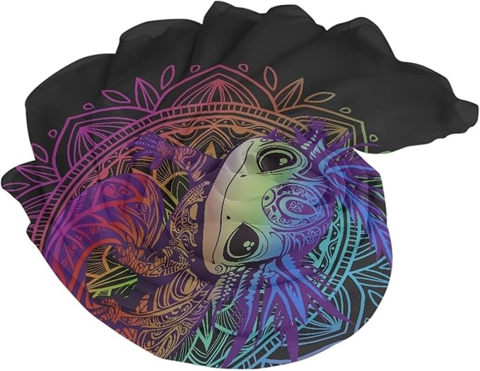 Mandala Salamander Print Quick Dry Beach Towel, Adult Oversized Lightweight Absorbent Compact Beach Towels Sand Free Beach Thin Blanket for Camping Pool Swimming (66"x44" Size S)