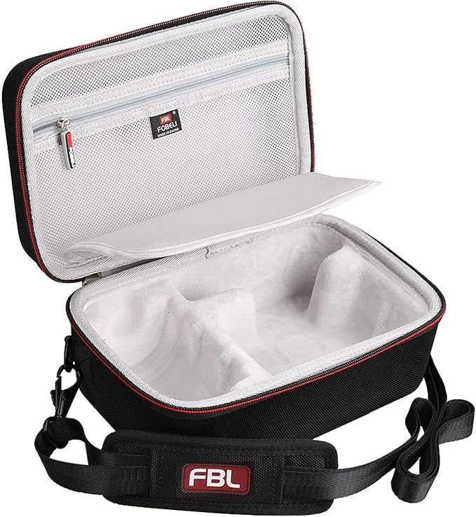 FBLFOBELI EVA Travel Storage Case for Canon EOS Rebel T7 / T8i / T5 / R50 / R100 DSLR Camera with 18-55mm Lens, Camera Protective Waterproof Carrying Bag (Case Only) (Black)