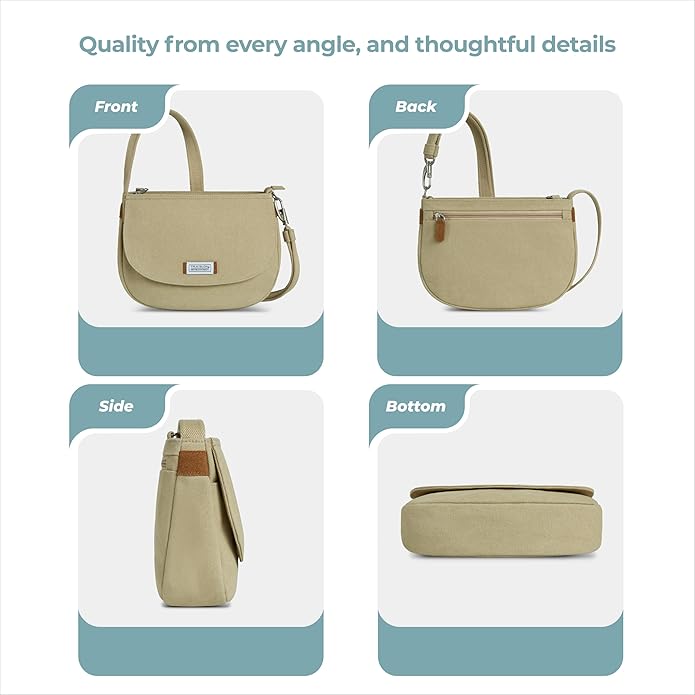 Travelon Anti-Theft Heritage Saddle Crossbody | Anti-Theft