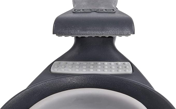 Dexas Pets Collapsible KlipScoop Collapsible Dry Dog Food Scoop and Dog Food Bag Clip, 1 Cup Capacity, Light Gray (PW660432429)