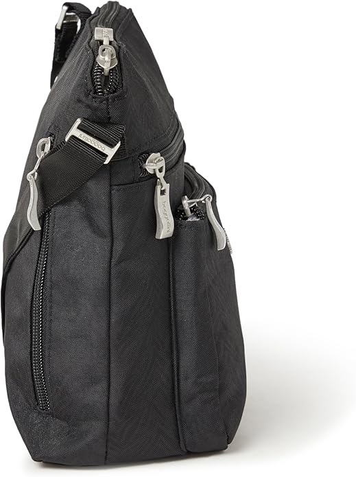 Baggallini Pocket Crossbody Bags for Women 8x8 Small Lightweight Durable Water-resistant Travel Purse W/Rfid
