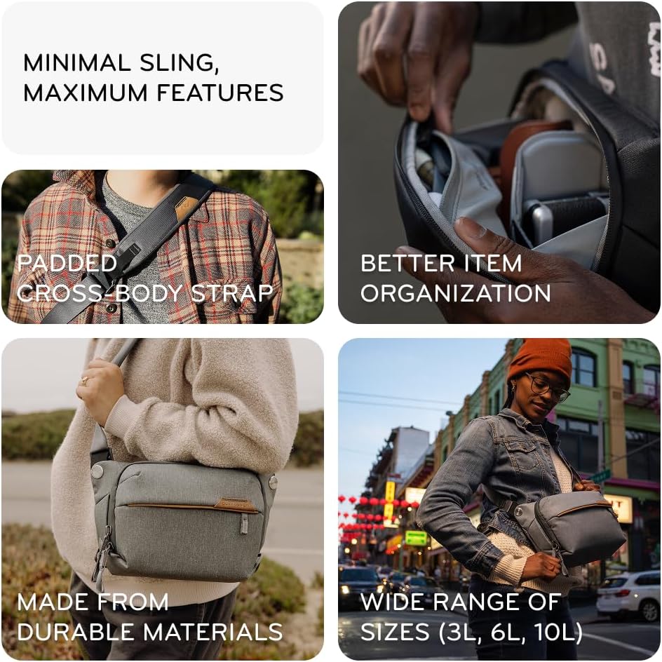 Peak Design Everyday Sling 3L, 6L and 10L