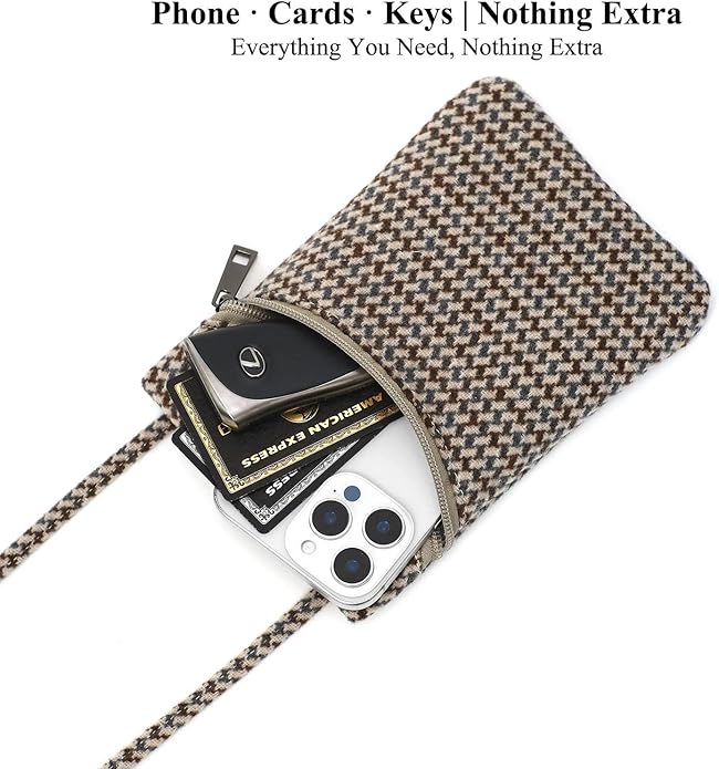Small Crossbody Women Cell Phone Purse Wallet Bag With Shoulder Strap