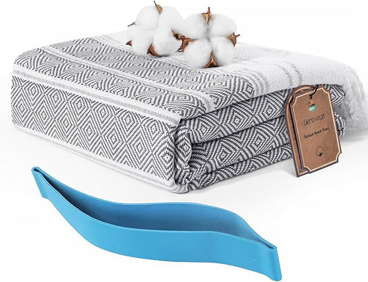 Genovega Turkish Beach Pool Towels Sand Free Packable FMens Birthday Gift Ideas for Dad Father Day Husband Brother Uncle Boyfriend in Law Male Boss Grandpa Him Retirement 60th 50th 40th 30th Wife Son
