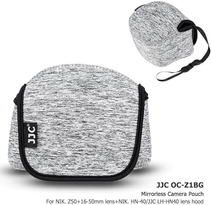 KIWIFOTOS Neoprene DSLR Camera Sleeve Compatible with Sony ZV-E10 II Nikon Z50 Z fc Fuji X-S10 X-T50 Canon EOS R50 Travel Camera Case Pouch