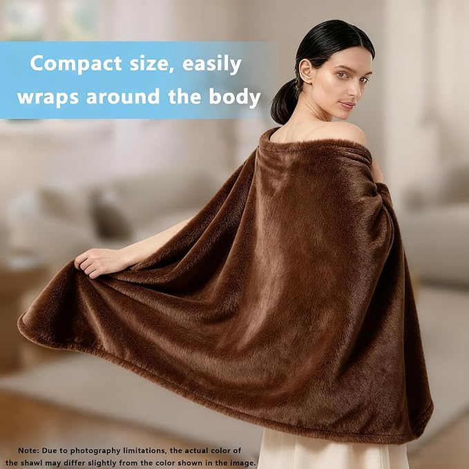 Ponchos for Women, Comfy Wearable Blanket, Gifts for People Who are Always Cold, Winter Shawl for Home, Office, Travel