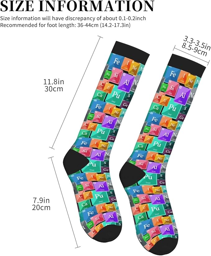 Compression Socks Knee High Circulation Support Socks For Women Men Athletic Running Work Hiking Cycling Travel
