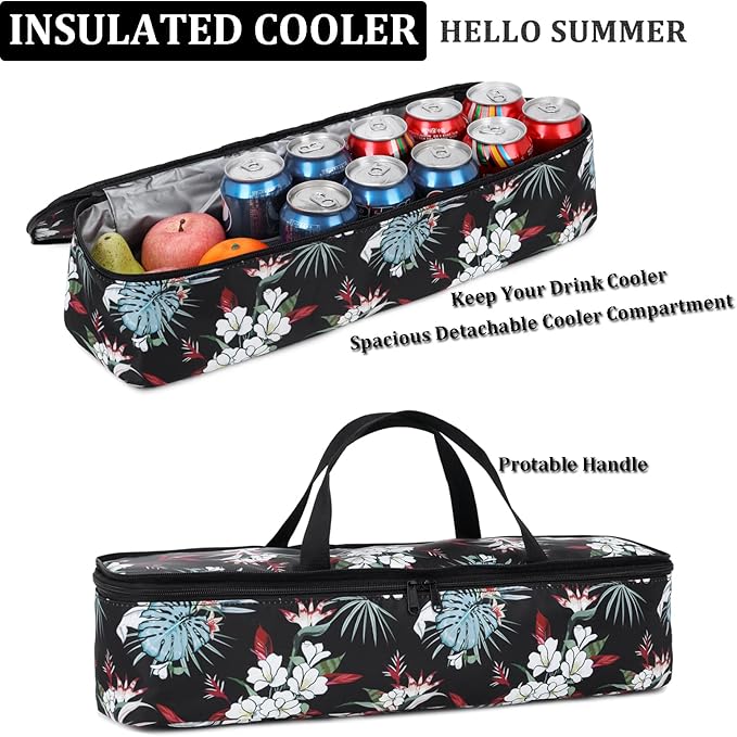 JIANYA Beach Bag Women Waterproof Sandproof Beach Tote Bags with Cooler Top Zipper Large Totes for Pool Travel Daily