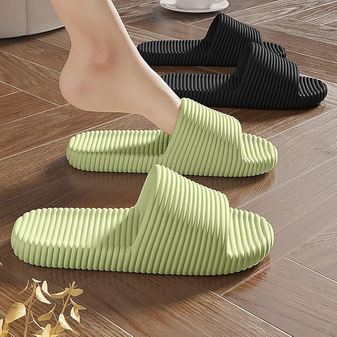 Shower Shoes for Women's Men's Home Slides Quick Drying Non-Slip Indoor Outdoor Slipper for Spa Gym Pool Beach Sandal