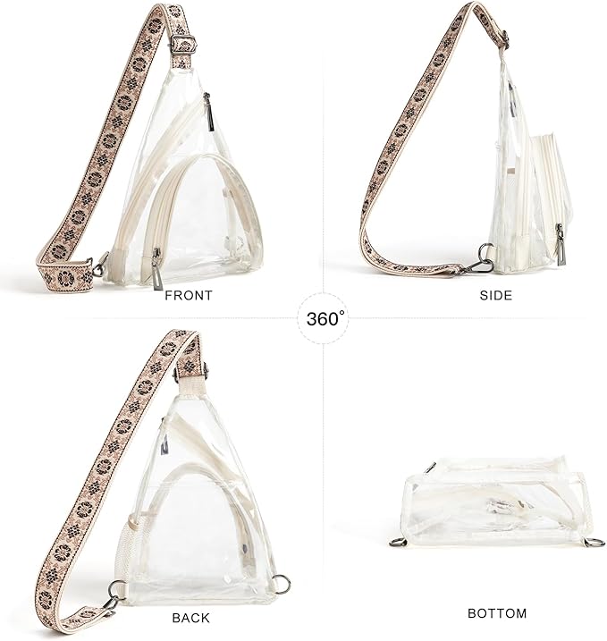 7L Sling Bag For Women Men Backpack Fanny Pack Crossbody Chest Travel Shoulder Belt Bags Purse Handbag PU Leather