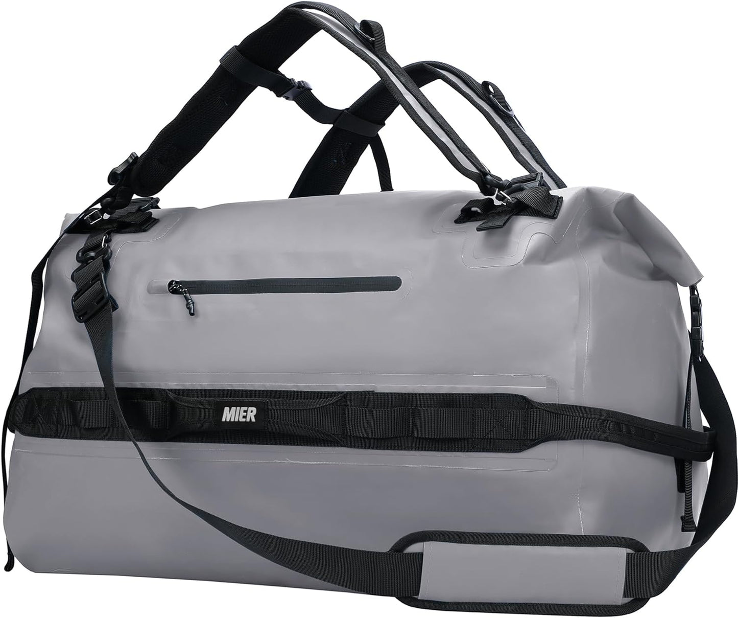 MIER Large Waterproof Duffel Bag Rolltop Dry Backpack Duffle Bags for Kayaking, Rafting, Boating, Swimming, Camping, Travel, Gym, Beach, 60L/80L