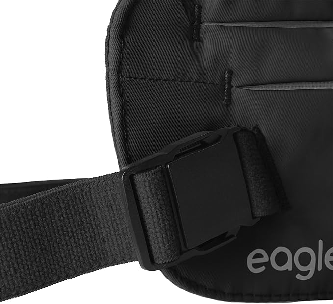 Eagle Creek Undercover RFID Money Belt – Slim Travel Waist Pouch with RFID Blocking – Secure Passport, Cards & Cash – Adjustable Strap – Lightweight & Discreet – Black