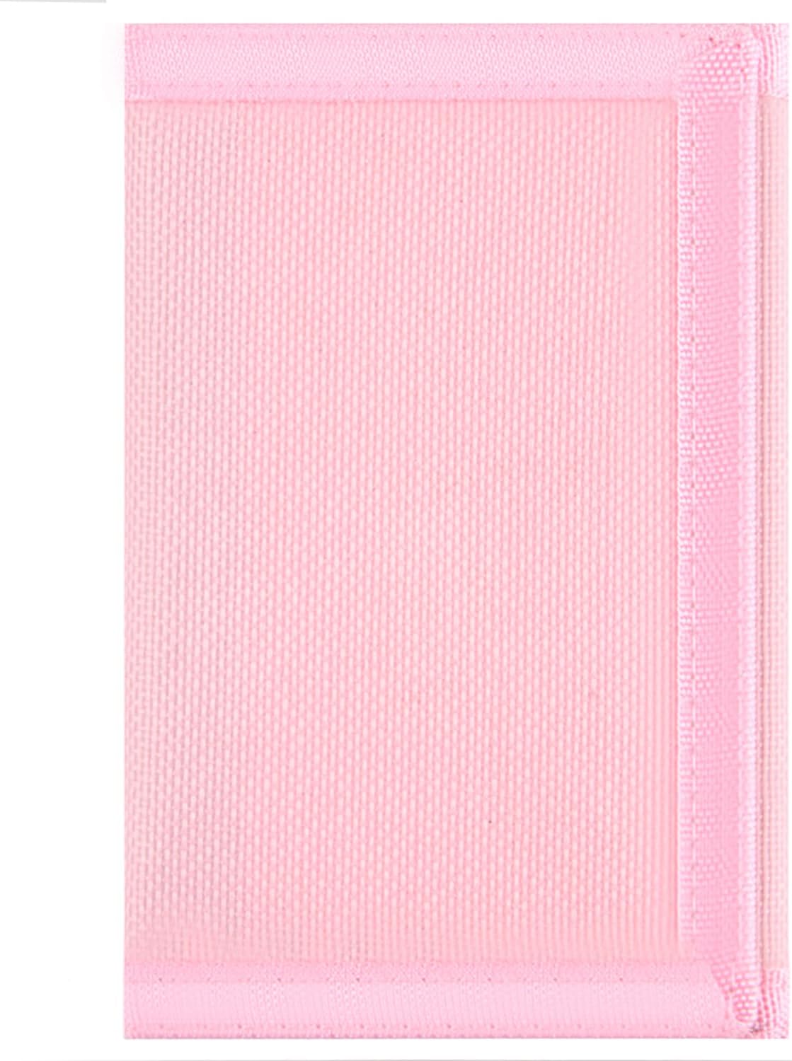 NEICY RFID Blocking Canvas Wallet for Men and Women - Camo Trifold Outdoor Sports Wallets with Magic Sticker for Teen Kids (Pink)