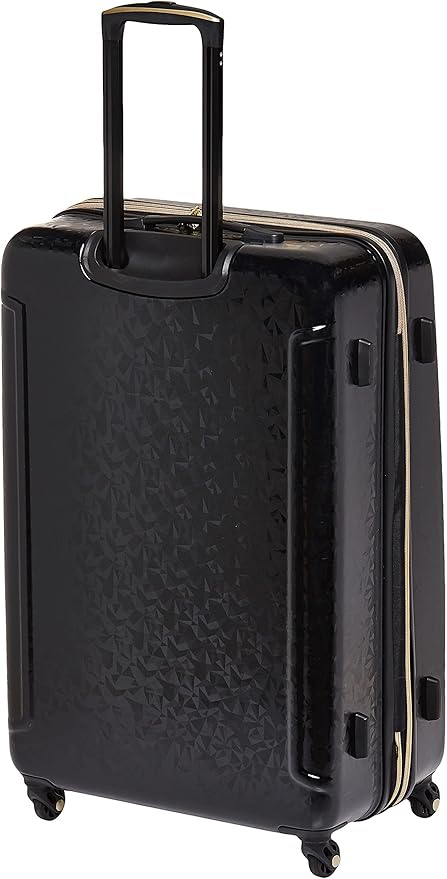 American Tourister Belle Voyage Hardside Luggage with Spinner Wheels, Black, Checked-Large 28-Inch