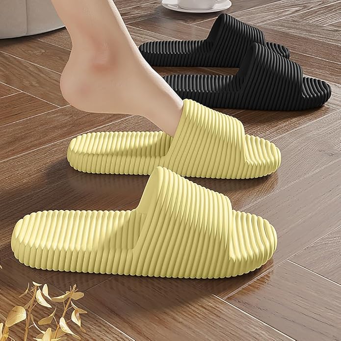 Shower Shoes for Women's Men's Home Slides Quick Drying Non-Slip Indoor Outdoor Slipper for Spa Gym Pool Beach Sandal