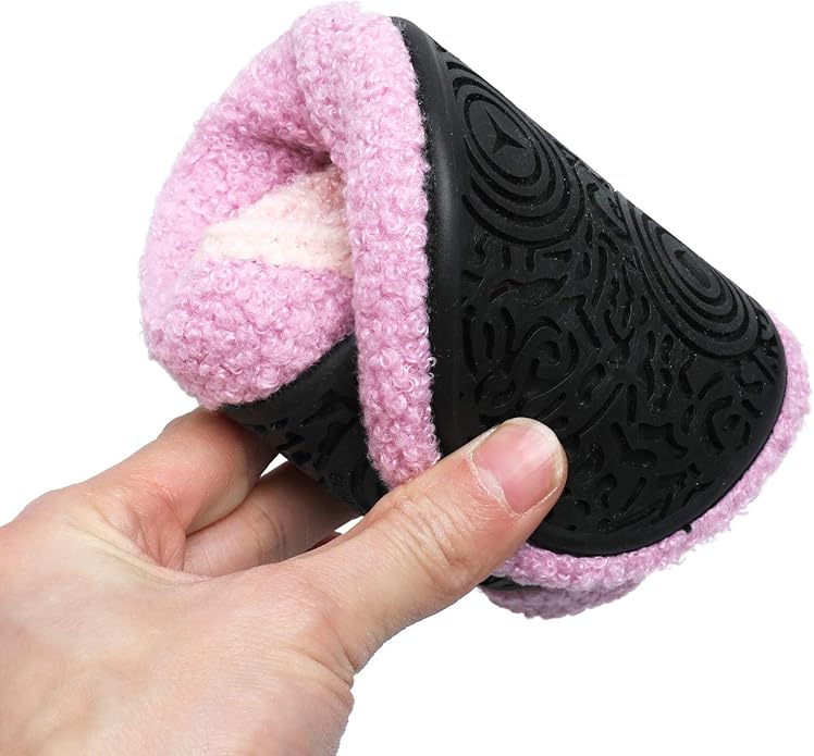 Scurtain Unisex Adults Rubber Sole Slippers