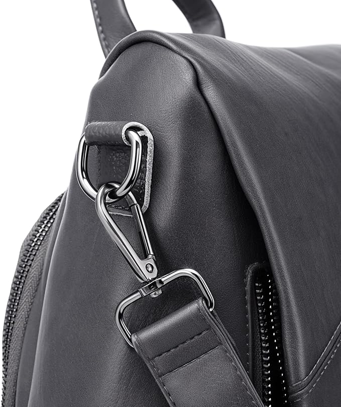 molshine Backpack,Fashion Casual Travel PU Leather Daypack Bag Shoulder Rucksack Handbags for Women HB041