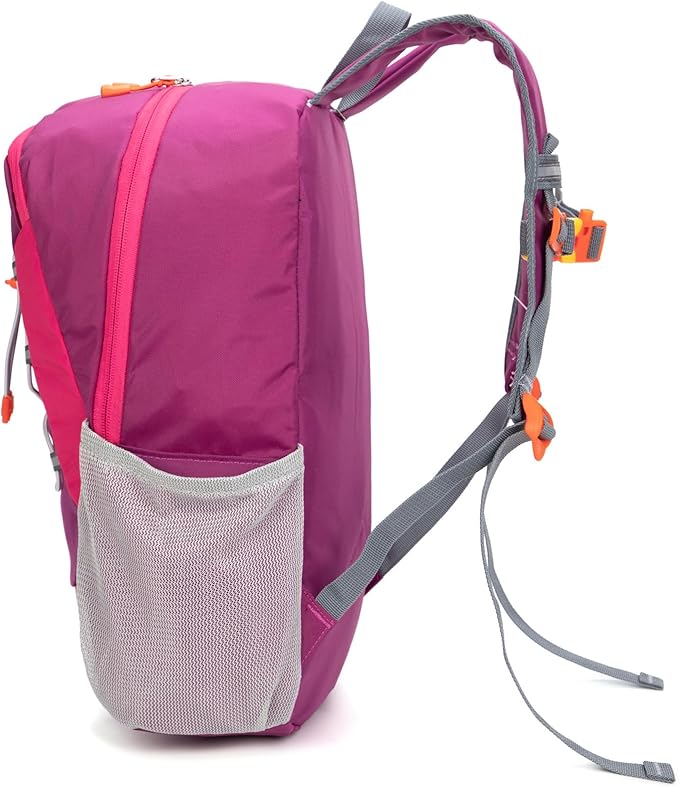 IVYGREEN Little Kids Hiking Backpack for Boys or Girls, Small Daypack for Camping or Travel (Purple, Small)