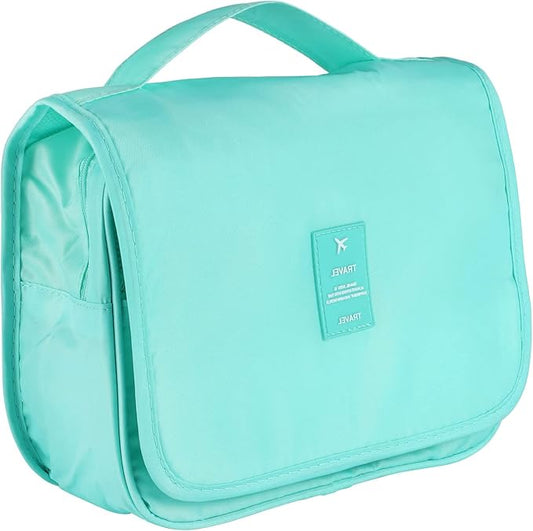 Pengxiaomei Toiletry Bag, Waterproof Hanging Cosmetic Bag Portable Travel Makeup Pouch Multi-function Handle Travel Bathroom Bag Stocking Stuffers for Women and Girls Christmas Gifts