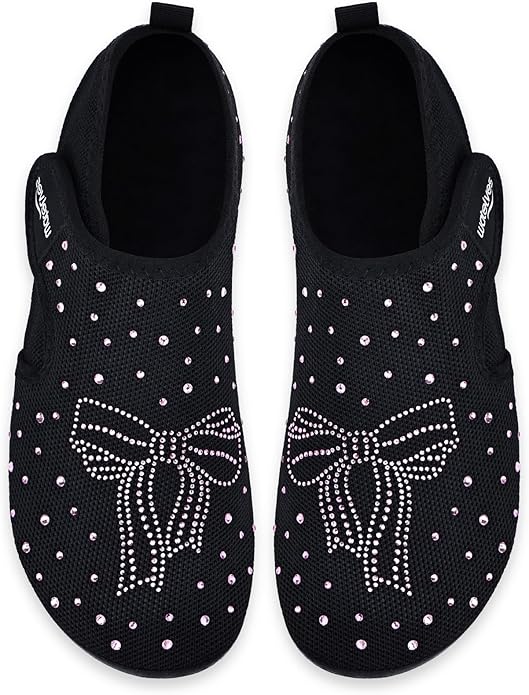 WateLves Water Shoes for Women Men Swim Beach Aqua Socks House Slippers Quick Dry Barefoot Travel Shoes with Adjustable Magic Tape for Pool Diving Boating Yoga