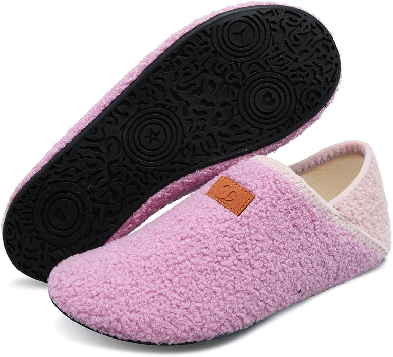 Scurtain Unisex Adults Rubber Sole Slippers