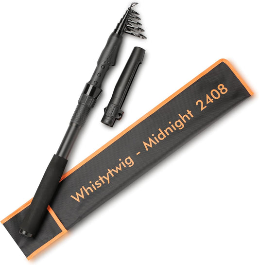 Whistytwig Telescopic Fishing Rod - Versatile Retractable Telescoping Fishing Pole, Collapsible Fishing Rod, Ideal Travel Rod