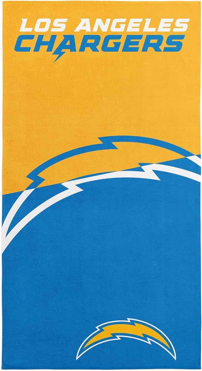 Northwest NFL Oversized Microfiber Beach Towel, 60 x 70 Inches – Quick Dry, Sand Resistant, Lightweight, Highly Absorbent, Shibori Design