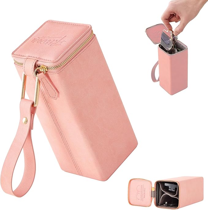 Sunglasses Travel Case Organizer Hangable for Men Women, Eyeglasses Foldable Storage Organizer