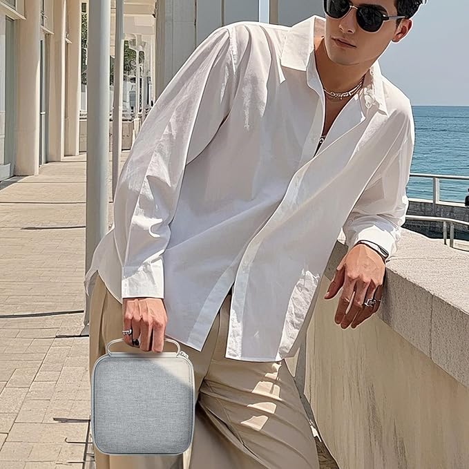 Travel Sunglass Organizer Case for Quay Polarized Sunglasses Men Women, Trendy Glasses Storage Box (Bag Only)