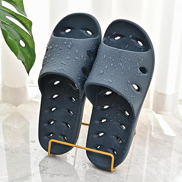 Shower Shoes Quick Dry Non-Slip Women Slippers Sandals Men Bathroom Flip-Flops for College Dorm Room Essentials Shower Sandals Slides Pool Gym Spa