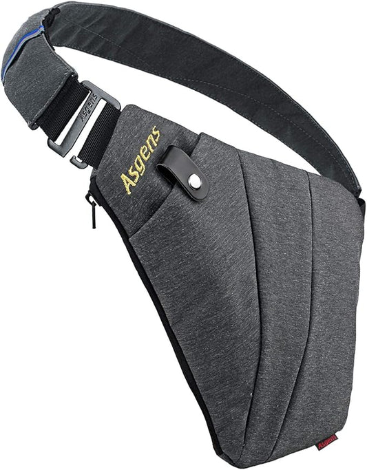 CCW Crossbody Sling Bag Multi-Purpose Anti-Thief Conceal Carry Bag for Men and Women Range, Travel, Outdoor