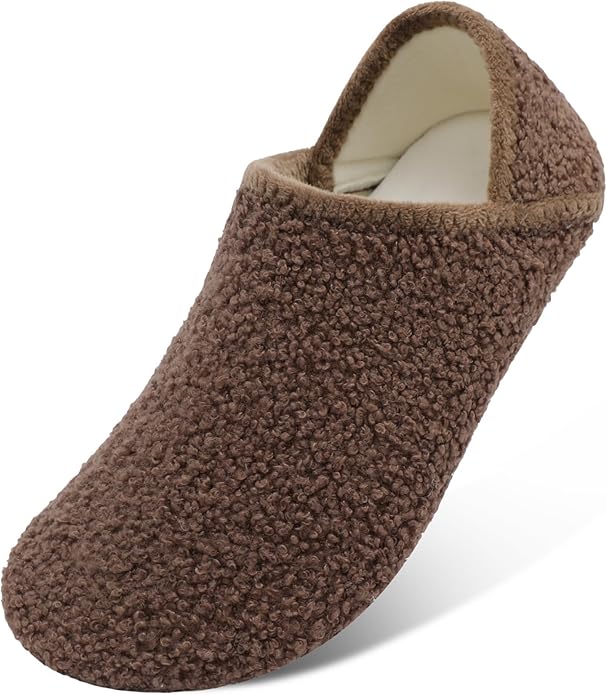 Scurtain Unisex Adults Rubber Sole Slippers