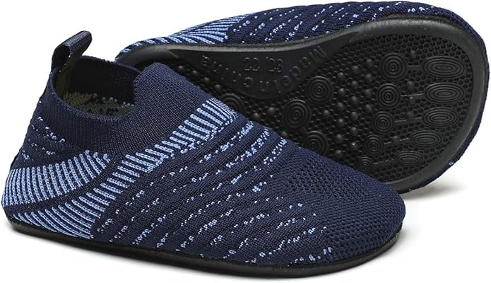 ditont Toddler Slippers Non-Slip Lightweight Comfortable Kids Indoor Grip House Home Shoes for Boys Girl