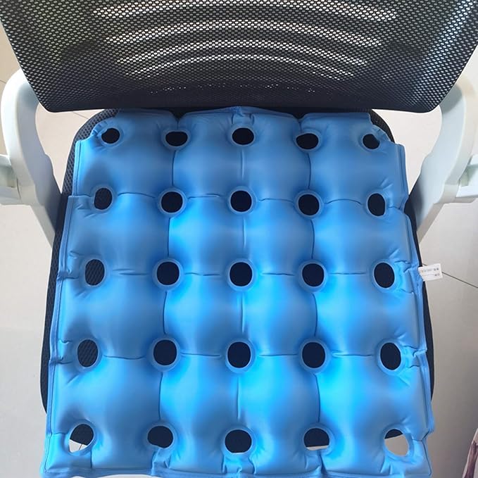TURNSOLE Waffle Cushion for Pressure Sores Chair - Bed Sore Cushions for Butt for Elderly - Pressure Sore Cushions for Sitting in Recliner - Inflatable Seat Cushion for Pressure Relief