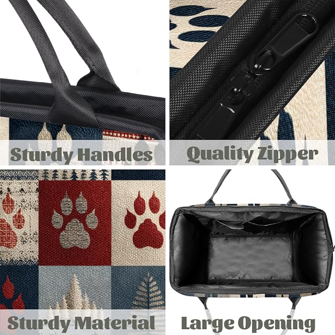 Footprint Overnight Weekender Bag for Women Men Travel Duffel Bags Waterproof Luggage Carry on Sports Yoga Gym Bag