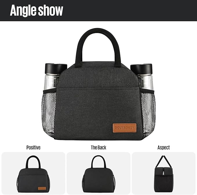 Lunch Bag Women/Men Lunch Box Women/Men (black)