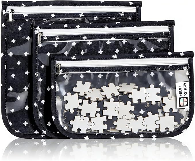TSA Approved Toiletry Bag, Set of 3 Clear Travel Toiletry Bag Quart Size Zipper Travel Pouch, Waterproof Makeup Cosmetic Bag for Women Men Kids Toiletries Carry on, PlusXX