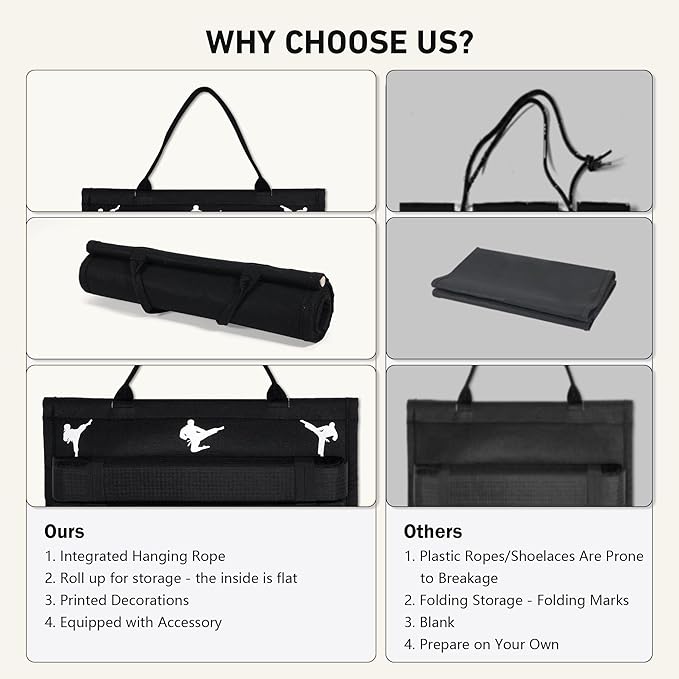 12 Belts Karate Belt Display Rack, Felt Taekwondo Belt Display, Martial Art Belt Display Holder for Martial Art Learner