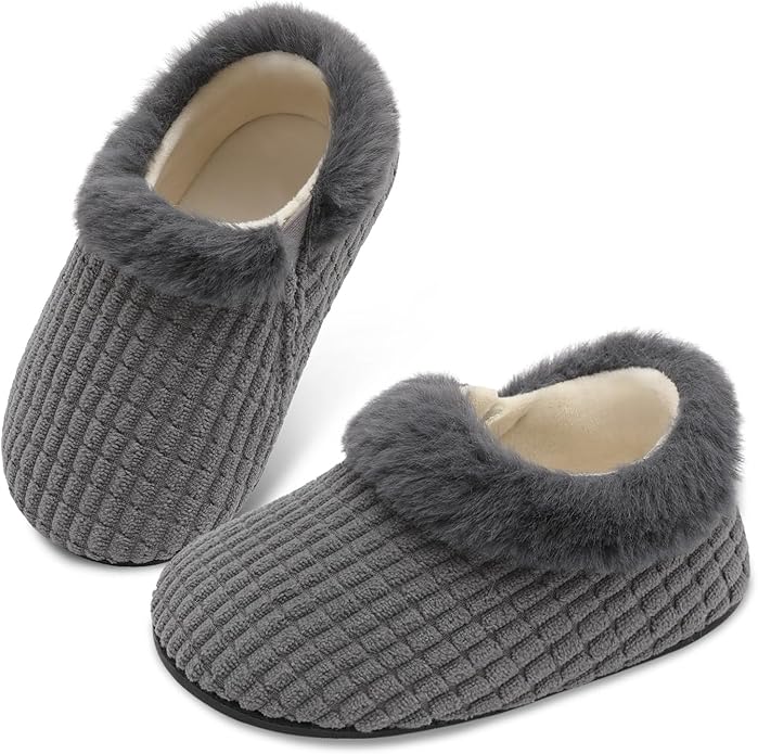 Centipede Demon Toddler Slippers for Boys Girls Slip on Kids Baby Toddlers House Shoes Lightweight Barefoot Furry Sock Shoes Indoor Outdoor Warm Walking Shoes