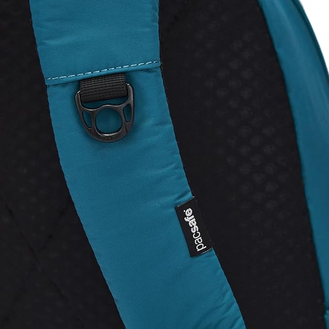 Pacsafe Metrosafe LS350 15 Liter Anti Theft Laptop Daypack/Backpack - with Padded 13" Laptop Sleeve, Tidal Teal