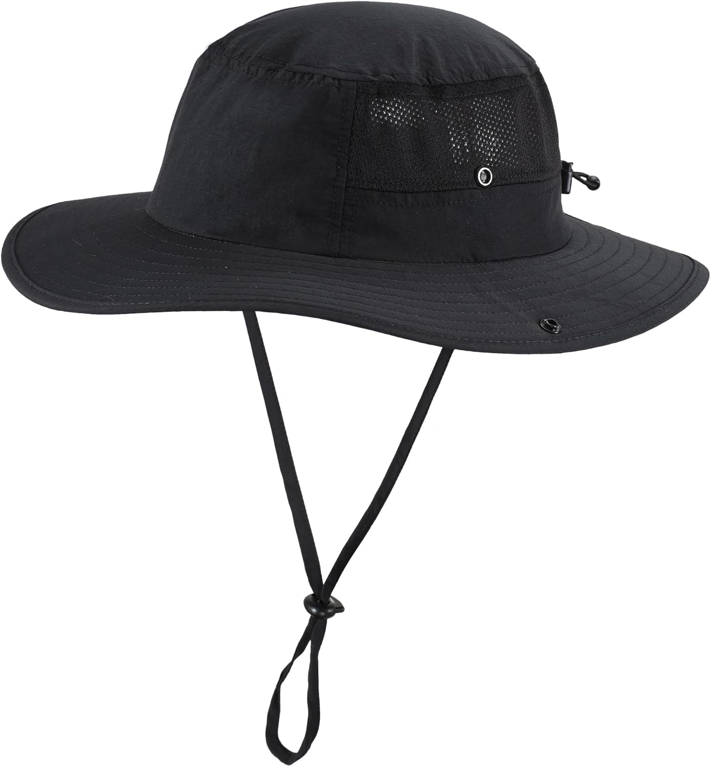 Home Prefer UPF50+ Mens Sun Hat Wide Brim Womens UV Protection Beach Bucket Hat for Fishing Hiking Snap Up Cowboy Hat
