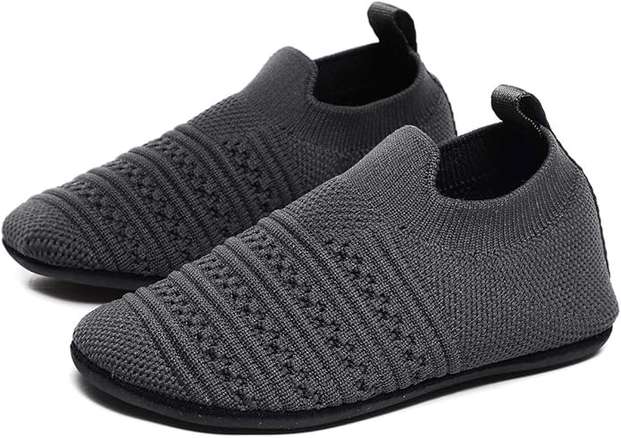 ditont Toddler Slippers Non-Slip Lightweight Comfortable Kids Indoor Grip House Home Shoes for Boys Girl