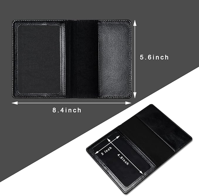 2 Pcs Passport holders，Ultra Slim passport wallet，PU Leather Passport Cover Case for Women and Men
