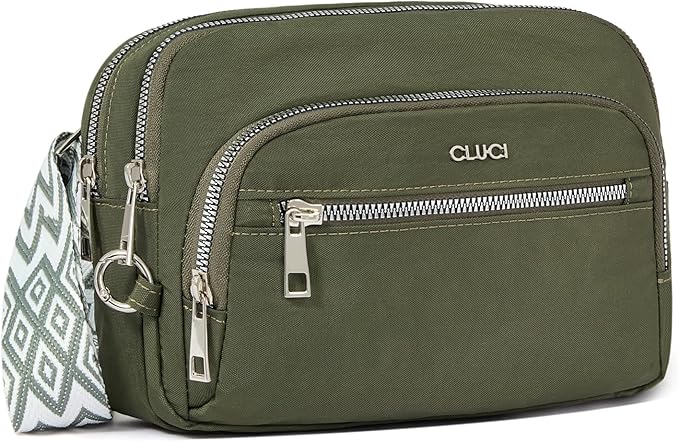 CLUCI Crossbody Bags for Women Travel,Travel Bags for Women,Travel Purses Anti Theft Crossbody,Convertible Belt Bag RFID